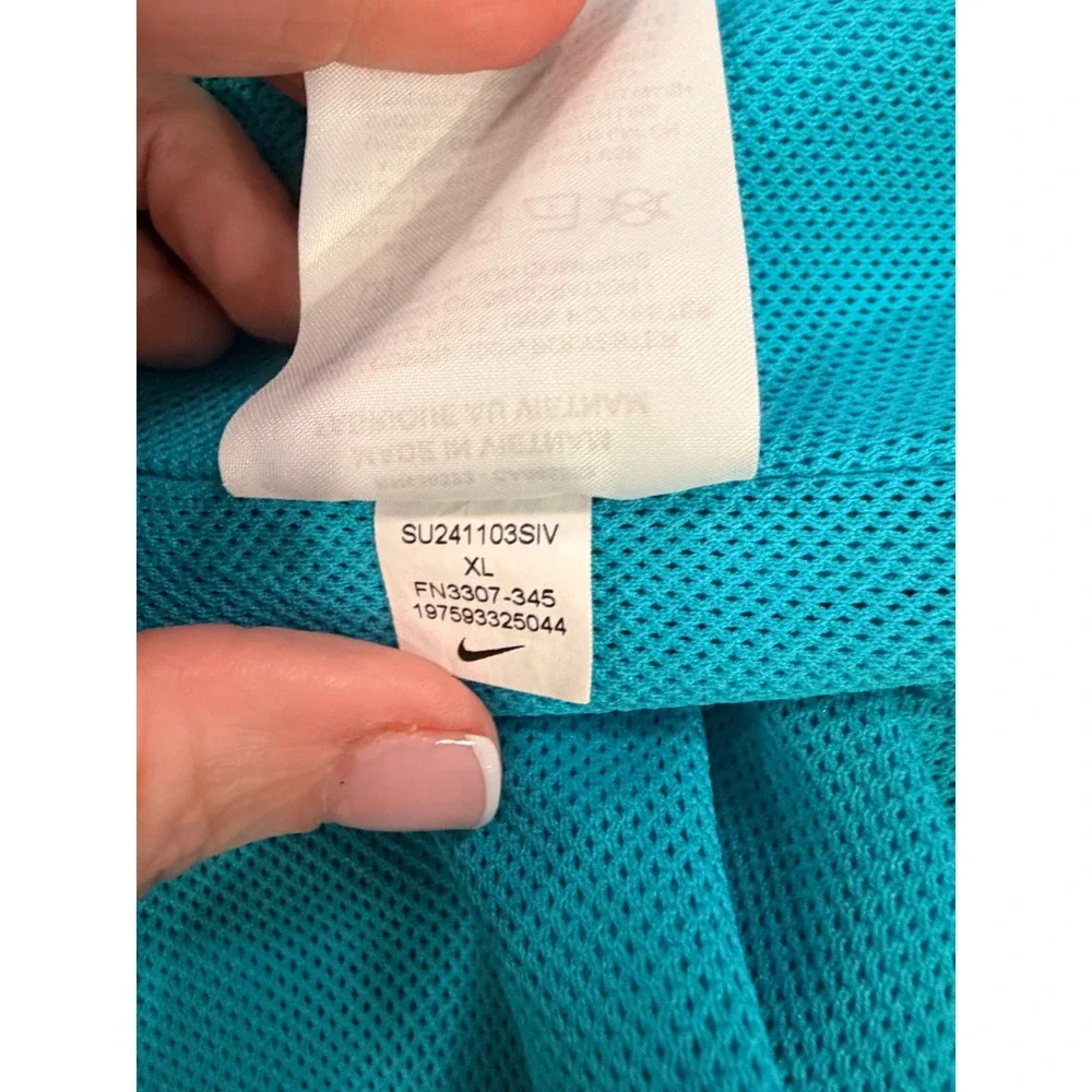 Nike Mens XL Teal Blue Swim‎ Trunks Mesh Lined Board Shorts FN3307-345